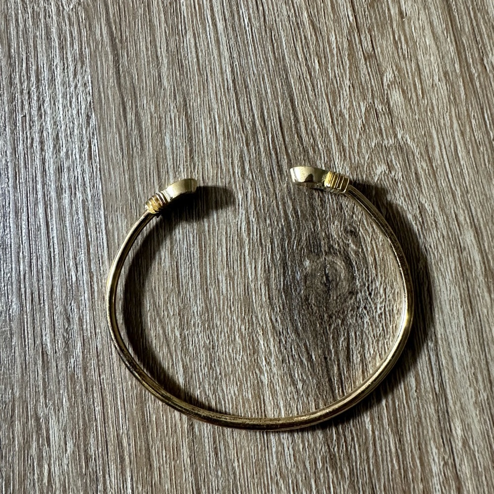 Alex and Ani Pineapple cuff 14k gold plated - Picture 2 of 2